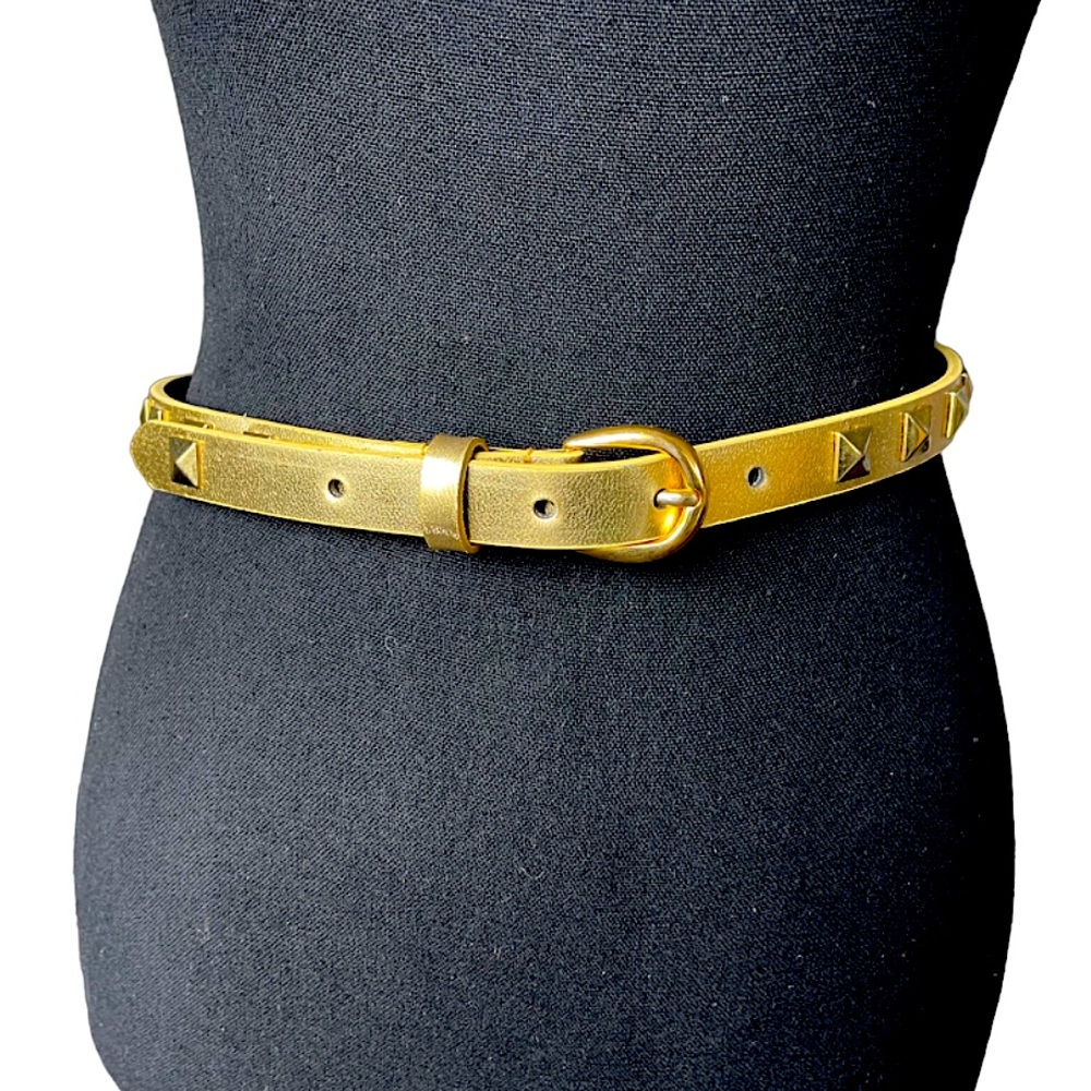 Gold Stud Belt 1”w